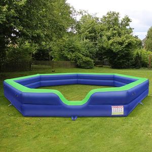 Área <span class=keywords><strong>de</strong></span> Juego Inflable Octagonal Roja y Gris para Gaga Ball, Gran Piscina <span class=keywords><strong>de</strong></span> Gaga Ball Abierta, <span class=keywords><strong>Arena</strong></span> Deportiva Inflable <span class=keywords><strong>de</strong></span> PVC Resistente para Niños - Product Image 6