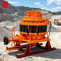 Petit concasseur à cône miniature avec diamètre de tête de 600 mm, modèle PYB600 PYD600, capacité de 25 à 40 tonnes par heure