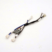 Kabel Harness Peralatan Multi-Branch, Perakitan Kabel Konektor Terminal Campuran dengan Label & Pembungkus Pita untuk Refrigerasi