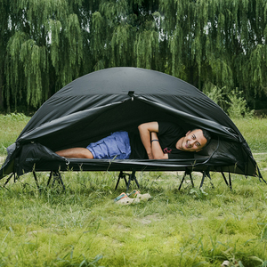 Tente Oxford légère et unique avec caractéristiques automatiques, respirante, anti-moustique, en fibre de verre, camping en plein air, pêche, randonnée en famille - Product Image 5