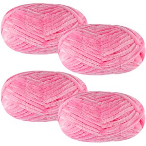 Hilo de Chenilla Brillante de Poliéster de 4 mm, Hilo de Terciopelo Suave para Tejer a Crochet, en Oferta - Product Image 6