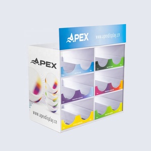 APEX <span class=keywords><strong>3</strong></span>-Ebenen Maßgeschneiderter Acryl Snus Aufsteller für Rauchfreien Tabak mit Beweglichem Top-Schild - Product Image 1