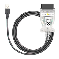 Interfaz de Diagnóstico OBD2 K+DCAN K-LINE para Autos Antiguos BM con Interruptor, Compatible con Programación