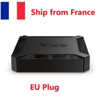 Expédition Depuis la France vers l'Europe Boîtier TV Intelligent X96Q Android 10 WiFi 2,4 GHz Allwinner H313 2G 16G, Lecteur Multimédia Décodeur X96Q