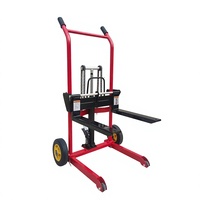 Chariot élévateur manuel compact 200 kg avec roues personnalisables pour la manutention de matériaux