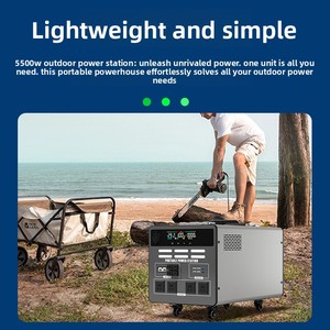 Outdoor Portable Power Station Lithium Ion Solar Photovoltaic Energy Storage System Foldable Fast Charging Outdoor <b>Mobile</b> Energy - Product Image 3
