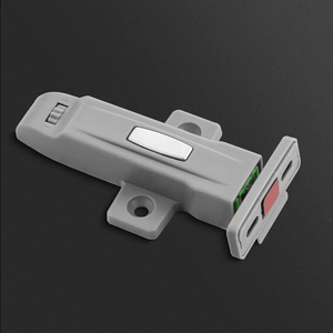 Amortisseur de porte invisible en acier inoxydable pour armoire, dispositif de rebond magnétique réglable pour meuble de garde-robe - Product Image 3