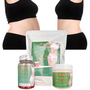 En Gros OEM Kit Minceur <span class=keywords><strong>Ventre</strong></span> <span class=keywords><strong>Plat</strong></span> : Gommes, Crème, Thé, et Crème Minceur Naturelle à Base de Plantes pour Adultes - Product Image 3