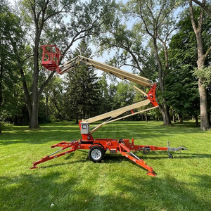 P-997 10 मीटर 12 मीटर 14 मीटर 16 मीटर 18 मीटर 20 मीटर 20 मीटर 22 मीटर हाइड्रोलिक मैन मोबाइल बकेट हवाई काम का टॉएबल चेरी पिकर ट्रेलर माउंटेड बूस्ट लिफ्ट - Product Image 1