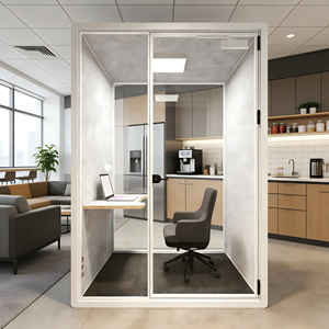 Cabines modulaires à <span class=keywords><strong>prix</strong></span> abordable pour 2 personnes : Studio d'intimité, <span class=keywords><strong>bureau</strong></span> <span class=keywords><strong>acoustique</strong></span>, espace de réunion et studio d'enregistrement - Product Image 3