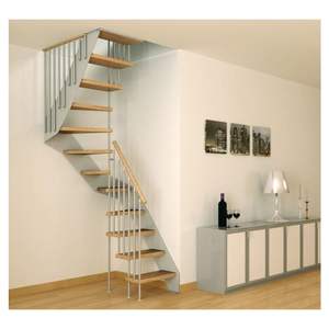 Escalier droit avec contremarche ouverte Look moderne, escaliers sans contremarches verticales pour une esthétique légère et aérée - Product Image 4