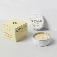 Pot en aluminium rond de 1 oz pour baume à lèvres, impression personnalisée, matériaux recyclés pour crèmes cosmétiques et rouges à lèvres