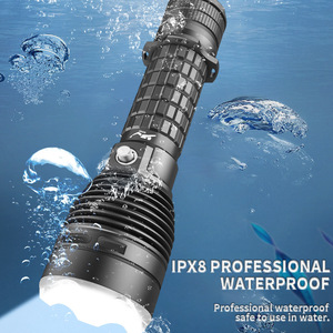 XHP70 LED ไฟฉายดำน้ำ 2*18650 2*26650 แบตเตอรี่ขับเคลื่อนสวิตช์แม่เหล็กกำลังสูงมืออาชีพไฟใต้น้ำ - Product Image 3