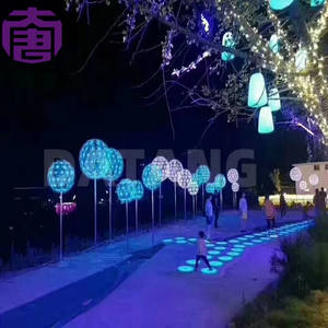 Luz LED para interiores/exteriores de 40 cm, IP65, para calles y centros comerciales, con cambio de color, diseño de diente de león, para decoración navideña. - Product Image 6