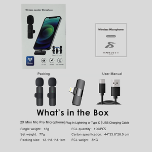 Microphone Émetteur-Récepteur Professionnel K9 Sans Fil Condensateur Revers Main Libre pour Enregistrement en Direct Extérieur <span class=keywords><strong>TikTok</strong></span> Anti-Bruit Intelligent - Product Image 6