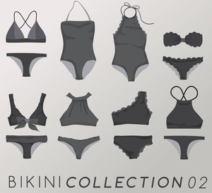 Logo personnalisé Lady Sexy Bikini String Bandage Maillots de bain Marque privée Conception Imprimer Maillots de bain et Vêtements de plage pour les femmes - Product Image 5