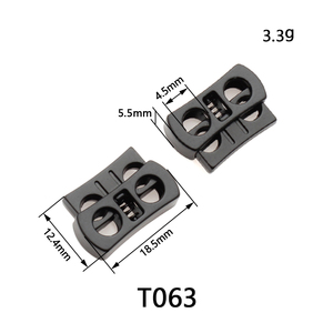 Tappi per cavo regolabile rotondo in metallo - Product Image 2