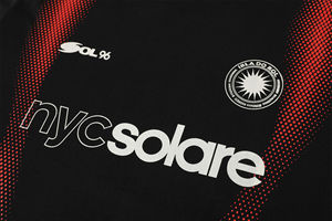 Maillot de football personnalisé en polyester à sublimation, séchage rapide, respirant, pour jeunes, style patchwork rétro, streetwear - Product Image 3