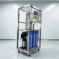 Système de traitement d'eau par osmose inverse en acier inoxydable commercial, filtre de purification pour eau pure 250 500 1000 2000 LPH