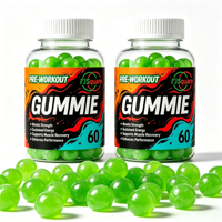 Gummies de Créatine Pré-Entraînement pour Adultes : Améliore la Concentration et l'Endurance, Complément Performance