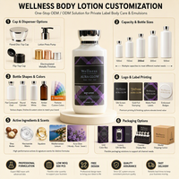 Lotion corporelle raffermissante et éclaircissante 200 ml, parfum Méditerranéen, marque privée personnalisée, fabricant OEM ODM
