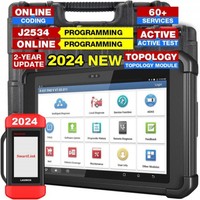 Herramienta Launch X431 PAD V Elite J2534 con nuevo soporte Smartlink C ECU/ECM Mapa de topología de programa en línea CANFD/DoIP y más de 60 servicios