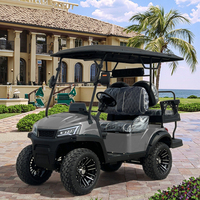 Voiture de golf électrique 4 places certifiée CE neuve de Chine, moteur KDS 5KW, acier léger, durable, batterie au lithium 48V, buggy de golf