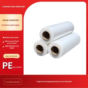 فيلم تغليف شحنات شفاف ذاتي اللصق قوي التمدد من البولي إيثيلين منخفض الكثافة الخطي بعرض 500 مم للاستخدام على المنصات النقالة عبوة 3 كجم - Product Image 4