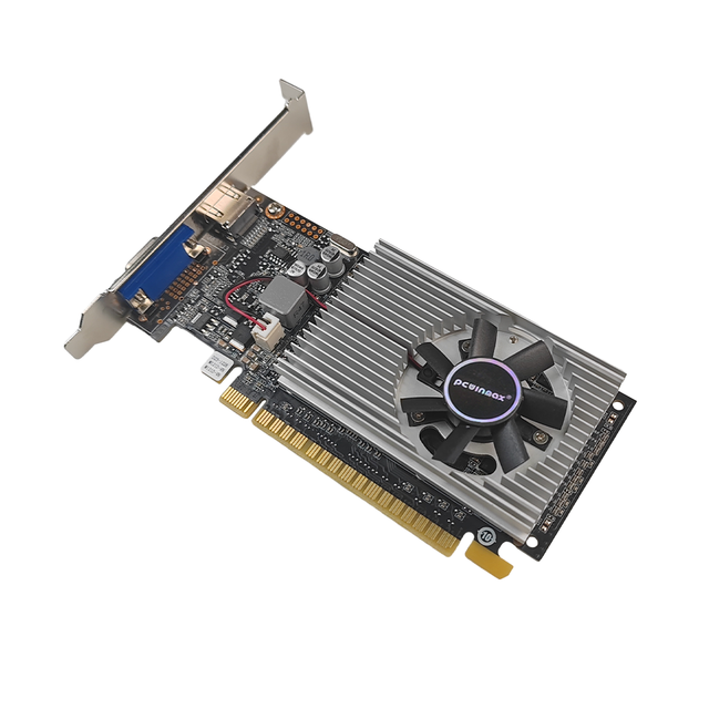 For Geforce GT 210 512MB/1024MB GDDR3 PCI Express New OEM Low Profile Desktop VGA Fan Graphics Card GPU
