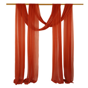 Cortinas transparentes para arcos de boda, directamente de fábrica, telones de fondo transparentes blancos para decoración de bodas, fiestas y techos. - Product Image 4