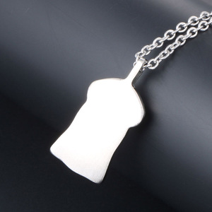 Collar con colgante de acero de titanio, estilo retro punk, joyería para hombre SP267 - Product Image 4