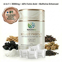 NuCoreBio Gezondheidsvoeding Himalaya Shilajit Gummies 100% Zuiver Natuurlijk Vitamine Suikervrij 3000mg Individueel Verpakt OEM