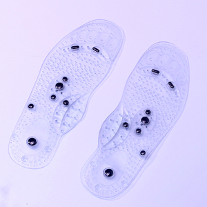 Cómodo Reflexología funcional Unisex gel ortopédico 8 imanes plantilla deportiva soporte de arco plantilla cojín plantillas magnéticas - Product Image 4