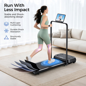 Plataforma Vibratoria Multifuncional <span class=keywords><strong>Trendyol</strong></span>, Cinta de Correr Plegable 2 en 1, Máquina Adelgazante para Uso Doméstico - Product Image 3