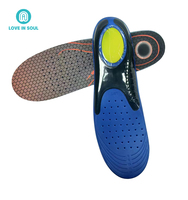Love in soul semelles en gel pu Fabricant Confort Absorption des chocs Support de la voûte plantaire du pied plat Semelles de sport en PU Autres semelles