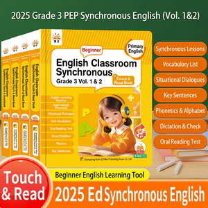 Pack de ressources en <span class=keywords><strong>anglais</strong></span> de niveau 3 personnalisé, livre sonore interactif pour enfants, livre audio d'apprentissage précoce pour les élèves - Product Image 2