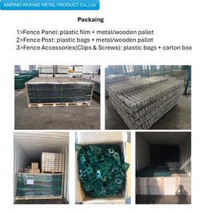 Paneles <span class=keywords><strong>de</strong></span> Cerca Metálica Curvada en 3D, Galvanizada y Soldada, Cerca Metálica Exterior para Seguridad en Jardines - Product Image 6