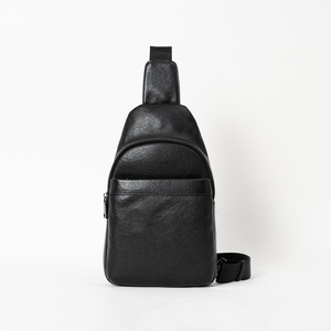 Mount Yanzhi Vintage Mode Handgefertigte Echtes Leder RFID Hochwertige Tragbare Einzel-Schulterriemen Herren Crossbody Brusttasche - Product Image 1
