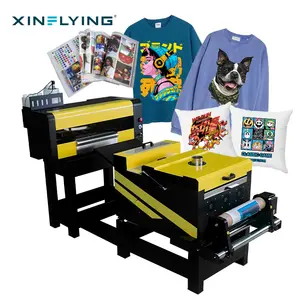 Поддержка местного обслуживания 42 см A3 + DTF принтер футболки печатная машина DTF принтеры 13 дюймов с шейкером и духовкой