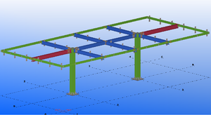 S-Design Dessin Structure en treillis de haute résistance Bâtiment en acier Shell <span class=keywords><strong>Station</strong></span>-service avec auvent - Product Image 2