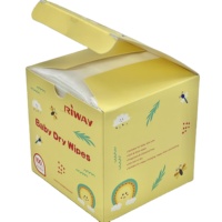 Lingettes sèches pour bébés sans parfum pour peaux sensibles