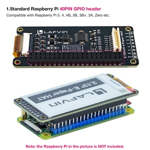 2.13inch <span class=keywords><strong>E</strong></span>-<span class=keywords><strong>ink</strong></span> hiển thị hat V4 250x122 <span class=keywords><strong>e</strong></span>-paper <span class=keywords><strong>module</strong></span> cho Raspberry Pi 5/ 4B/3B +/3B/2B/A +/Zero W/Wh/jetson Nano SPI giao diện - Product Image 4