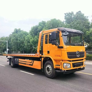 Camiones de Remolque de Plataforma Plana de 6 Ruedas SHACMAN de 8 Toneladas con Control Remoto, Camiones Amarillos de Rescate en Carretera, Camiones de Remolque y Transporte en Venta - Product Image 1