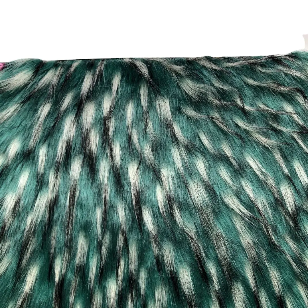 manufacturer High quality long hair fur fabrics faux fur fabric for coat