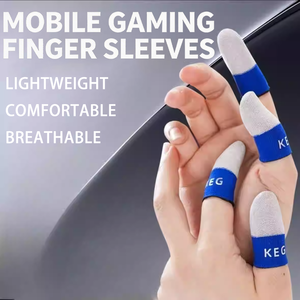 ปลอกนิ้วสำหรับเล่น<span class=keywords><strong>เกม</strong></span>แบบสองชั้น ทนทาน สวมใส่สบาย ไม่ลื่น และดูดซับเหงื่อ ช่วยให้คุณ<span class=keywords><strong>ชนะ</strong></span> - Product Image 2