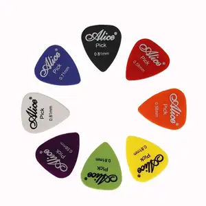 Plectrum ปิ๊กกีต้าร์สามเหลี่ยมสีสันสดใส,ปิ๊กกีตาร์ไฟฟ้าอะคูสติกเสียงเบสขนาดมินิ