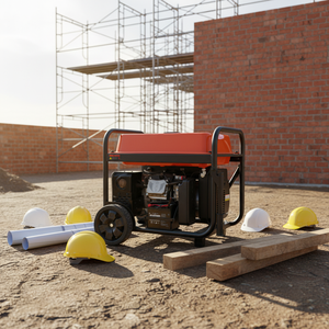 Générateur à inverseur à châssis ouvert 8500W, portable, à essence, 9kW, 230V/400V, démarrage par lanceur avec <span class=keywords><strong>AVR</strong></span> - Product Image 6