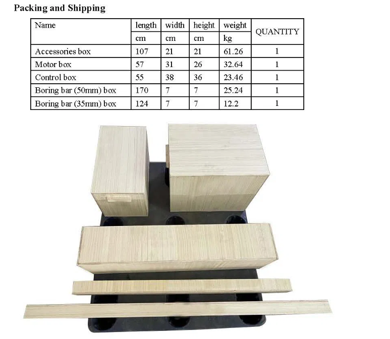 Dual system Boring and welding diameter 40~300mm Portable Line Boring & Bore Welding Machine