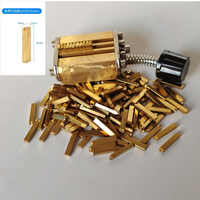 Barres de cuivre de type 2*3*15 pour la codification de dates, caractères en cuivre HP-241, ruban DY-8 pour machine de codage thermique