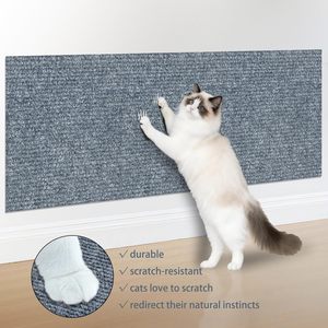 Factory <b>Cat</b> <b>Scratch</b> Mat Self-Adhesive Carpet DIY Climb <b>Cat</b> Scratcher for <b>Cat</b> Couch Furniture or Wall Protection Pads - Product Image 2